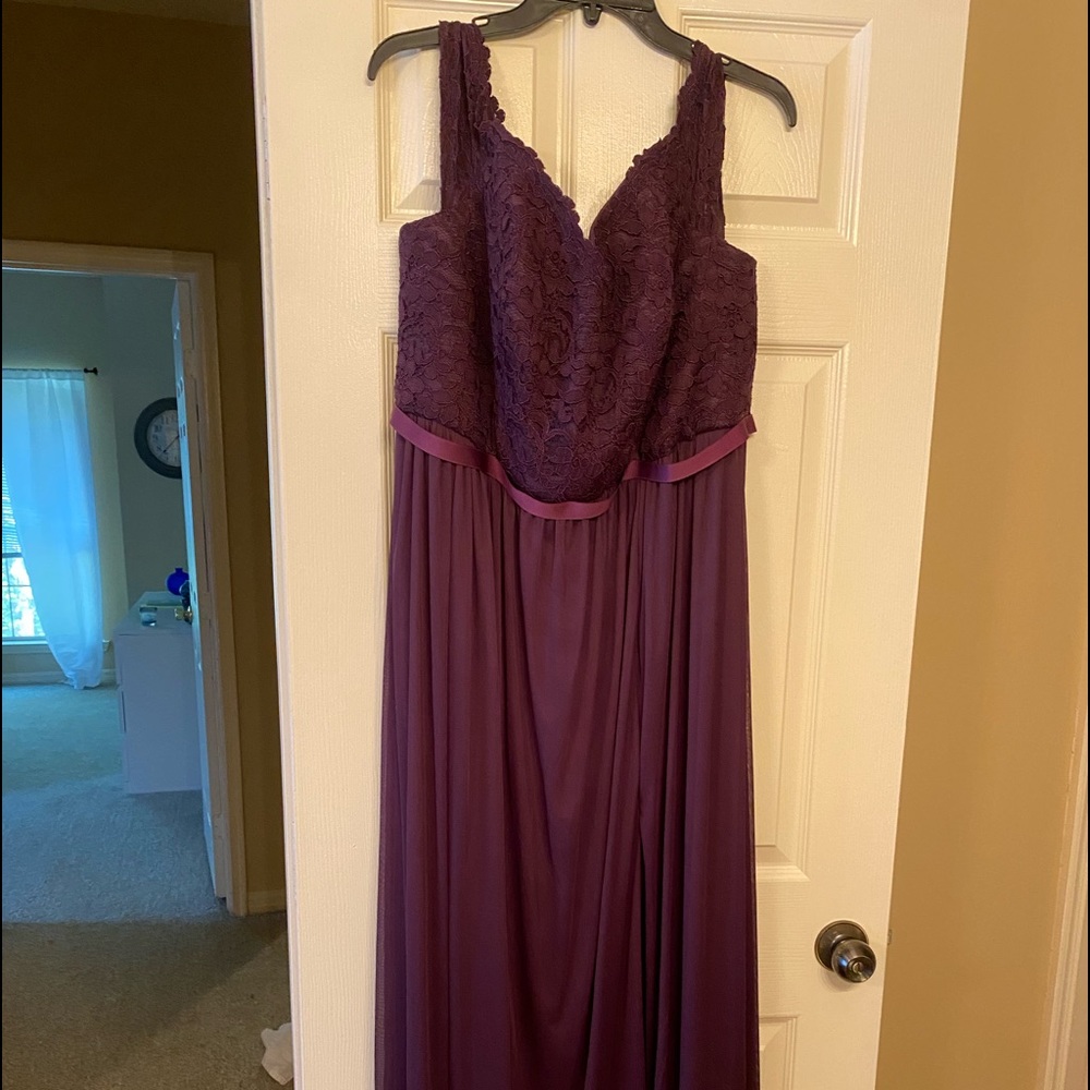 Plum Bridesmaid Dress
